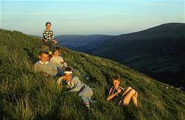 The high point of our evening hill walk