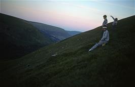 Taking a rest on the way down