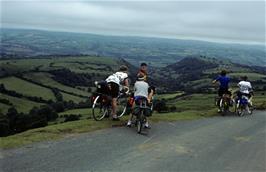 The view from Gospel Pass, between the hostel and Hay-on-Wye