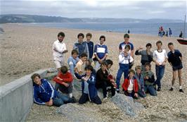 The group on Torcross beach