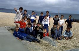 The group on Torcross beach