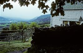View of the Conwy valley from Rowen youth hostel