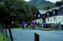 Ready to leave Idwal Cottage youth hostel