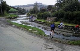 Riding the creek at South Pool