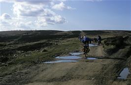 Riding the tracks on the Quantock Hills