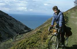 Jonothan Yelland on the coast path