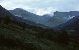 View from the early part of the Ben Nevis climb