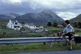 Looking back to the café at Luib