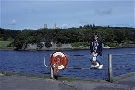 Daniel Coles at Stornoway harbour