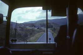 View from the post bus on the way to Lairg