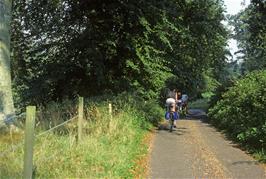 Mark Morris, Marc Dolley and Mark Moxham start out on the picturesque riverside cycle route from Budleigh Salterton to Otteron