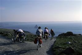 The track leading to Tintagel YH