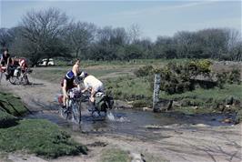 Fun at Bridge Ford near Bowithick on Bodmin Moor