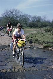 Philip Humphreys rides the ford