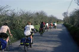 Riding towards Liskeard across Bodmin Moor