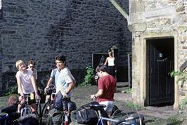 The courtyard at Slaidburn YH