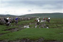 Boggy sections on Mastiles Lane