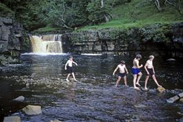 Aidan, Gary, David and Matthew Burrows at Kisdon Force