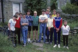 The group outside Ninebanks YH