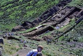 Excavations on Hadrian's Wall near Once Brewed