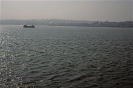 View from the ferry from Ryde to the mainland