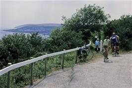 Taking the track from the Monkey Sanctuary towards Looe