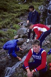 Refreshment stop on Ben Nevis