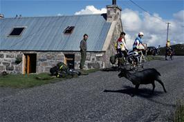 Pausing for a rest at Fearnmore