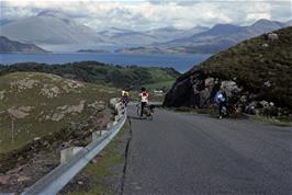 Rounding the headland towards Loch Torridon