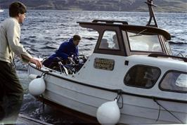 Disembarking at Ullapool