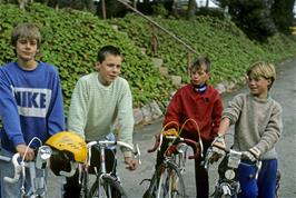 Laurence Porter, Jeremy Hunt, Jonathon Hunt and Eugene Tollemache at Maypool