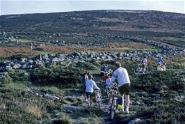 The climb near Grimspound