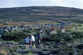 The climb near Grimspound