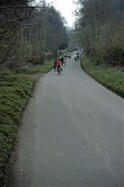 The tough climb onto the Quantock Hills from Crowcombe