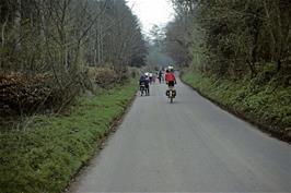 The tough climb onto the Quantock Hills from Crowcombe