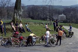 A well-earned rest after the steep climb out of Parracombe