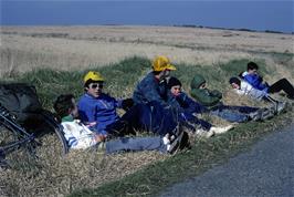 Lunch by the road en route to the station