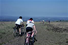 Setting off from the top of the Abbots Way track