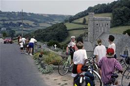 A short rest overlooking Branscombe church