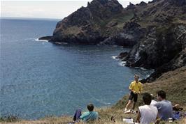 Lunch overlooking Elender Cove