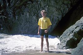 Philip Roberts enjoying the magnificent Elender Cove