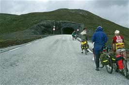 Our first tunnel, Storehaug tunnel, 1044m long, as we begin the long descent to Vik from a height of just over 1000m [Remastered scan, 25/9/2019]