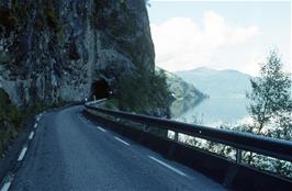 View forwards over Nordfjord towards Invik, from near Vangberg, between Olden and Invik [New scan, September 2019]