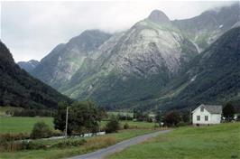 View back up the Vetlefjord valley, from near Vetlefjord [New scan, August 2019]