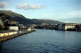 Our huge NorwayLine ferry sets off from Bergen for the twenty-hour crossing back to Newcastle [Remastered scan, August 2019]