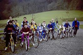 The group at Canonteign Falls