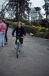 Toby Hopper at Maypool youth hostel [New scan, July 2019.  Kodachrome 64 film]