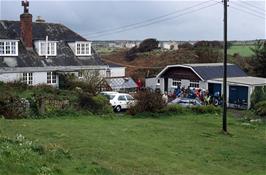 Lands End youth hostel [Kodachrome 200.  New scan, July 2019]