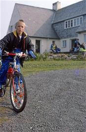 Phillip Harler at Treyarnon Bay youth hostel [Remastered scan, July 2019]