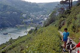 Matthew Hamlyn-White on the coast path leading down to Polperro [New scan, July 2019]